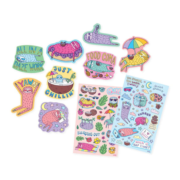 Sleepy Sloths Scented Stickers Set