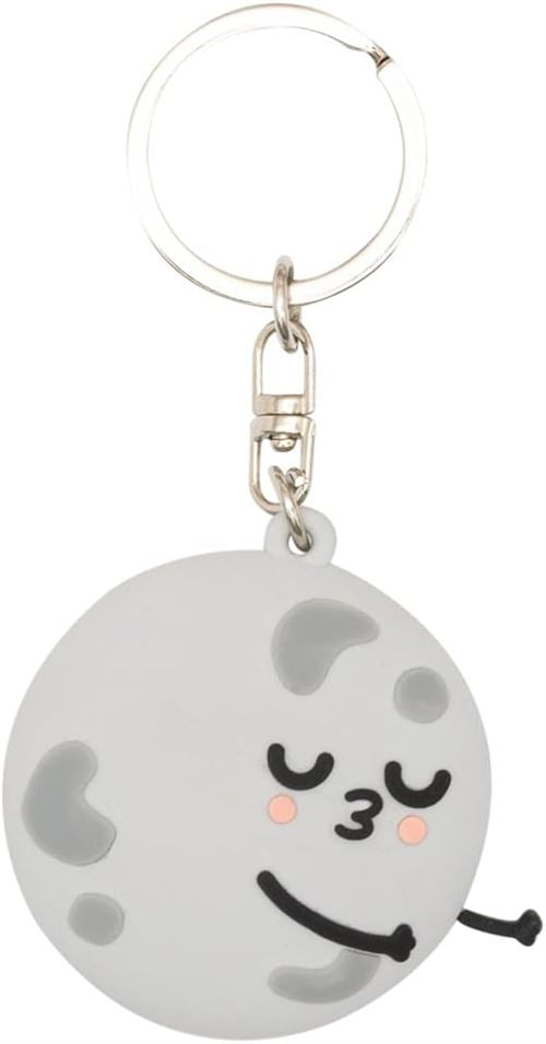 Rocket & Moon Keychain Set