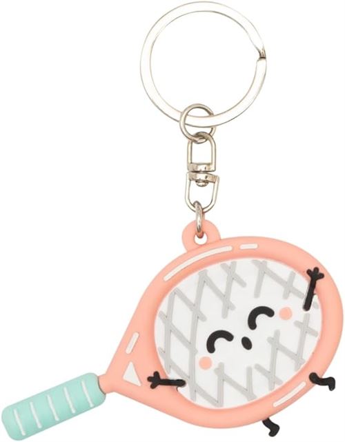 Tennis Racquet And Ball Keychains Set of 2