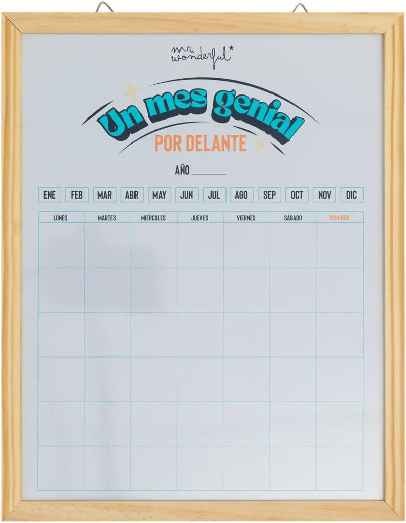 Magnetic Monthly Whiteboard Wall Planner