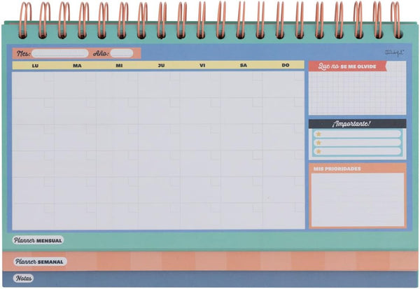 Empiezo Desde Ya Planificador Semanal y Mensual (Weekly and Monthly Planner)