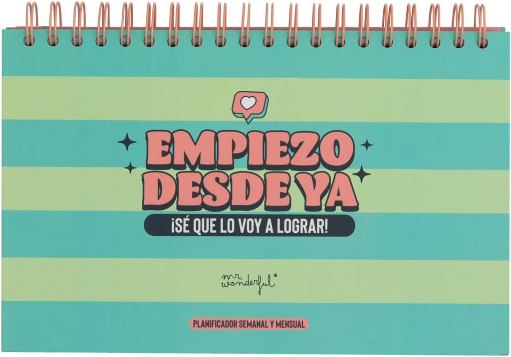 Empiezo Desde Ya Planificador Semanal y Mensual (Weekly and Monthly Planner)