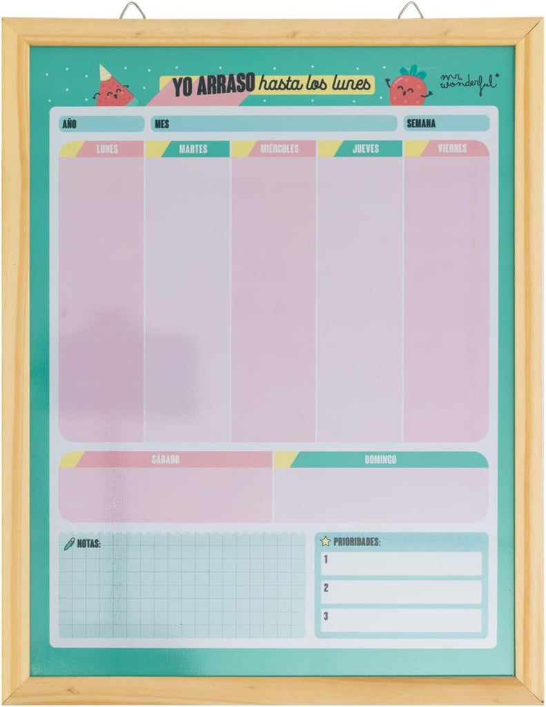 Magnetic Weekly Whiteboard Wall Planner