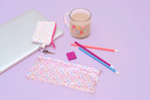 Tiny Hearts Pencil Pouch