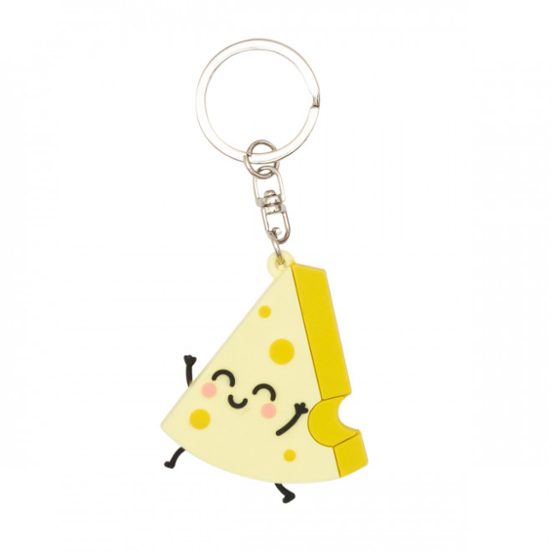 Cheese & Wine Keychain Set