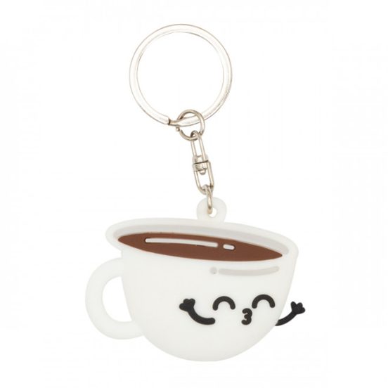 Coffee & Croissant Keychains Set of 2