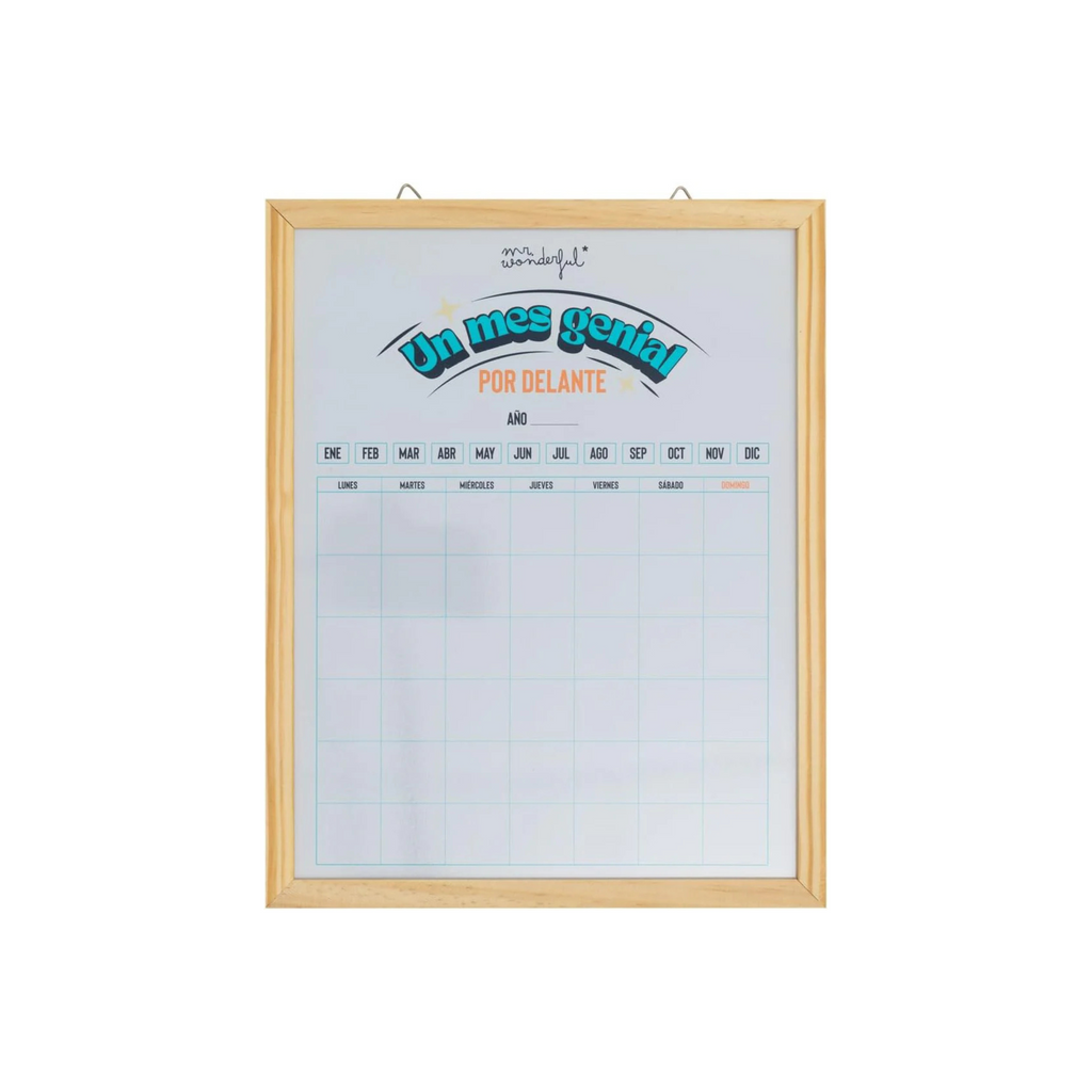 Magnetic Monthly Whiteboard Planner