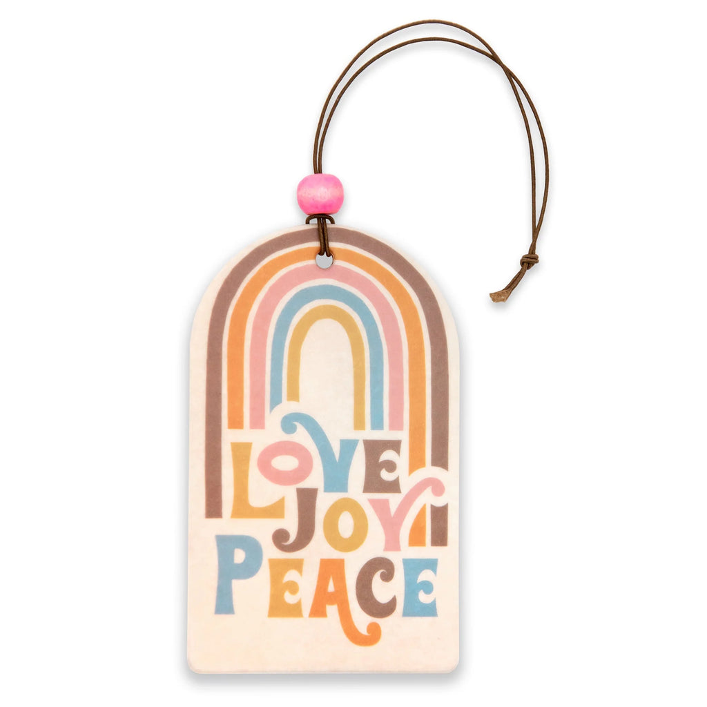 Love Joy Peace Car Air Freshener