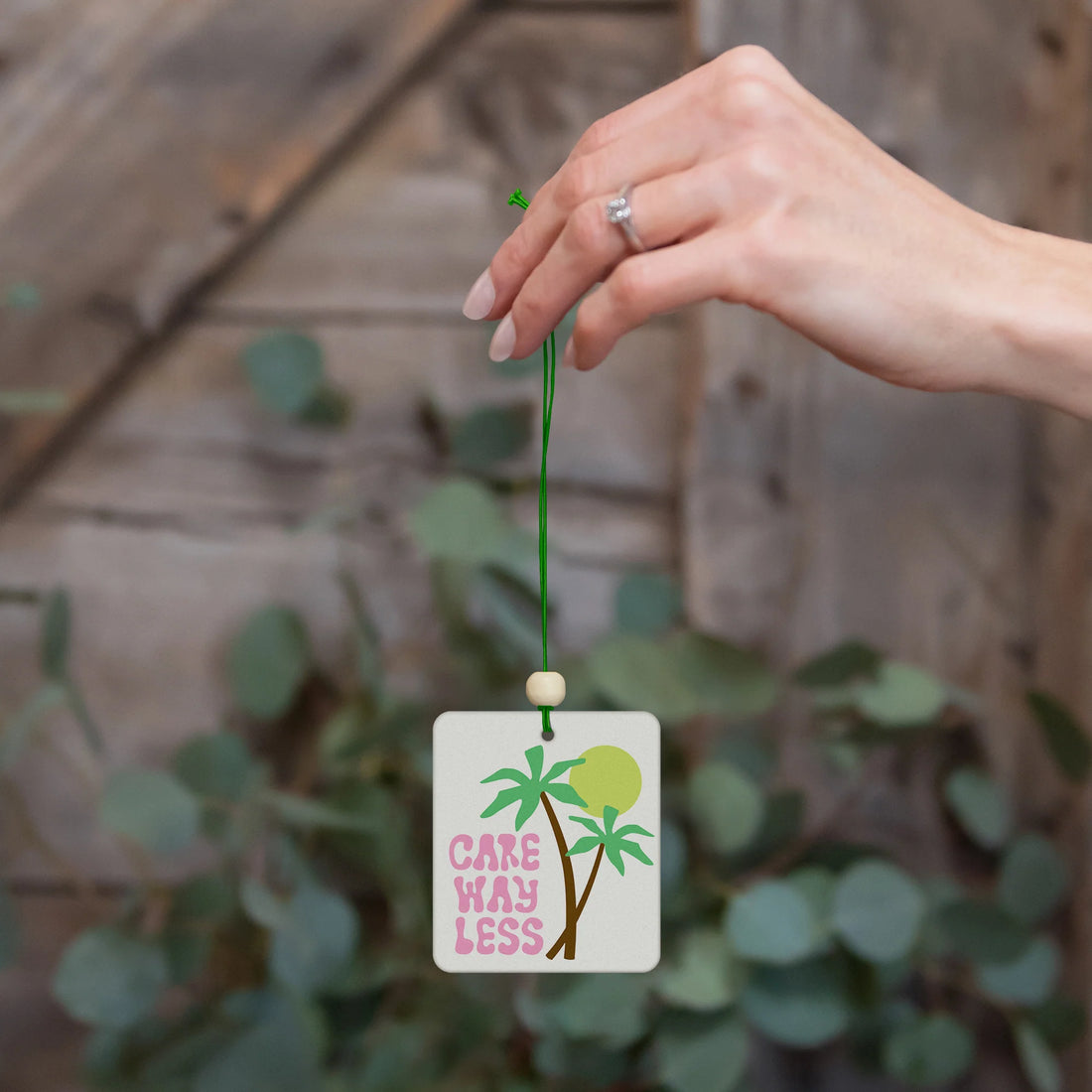 Care Way Less Car Air Freshener - Eucalyptus and Mint Fragrance