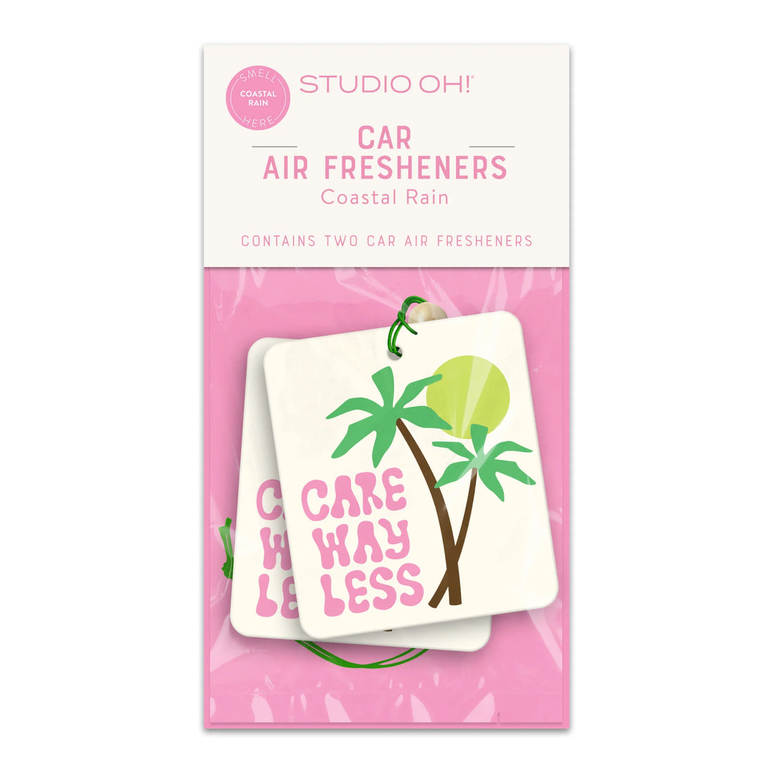 Care Way Less Car Air Freshener - Eucalyptus and Mint Fragrance