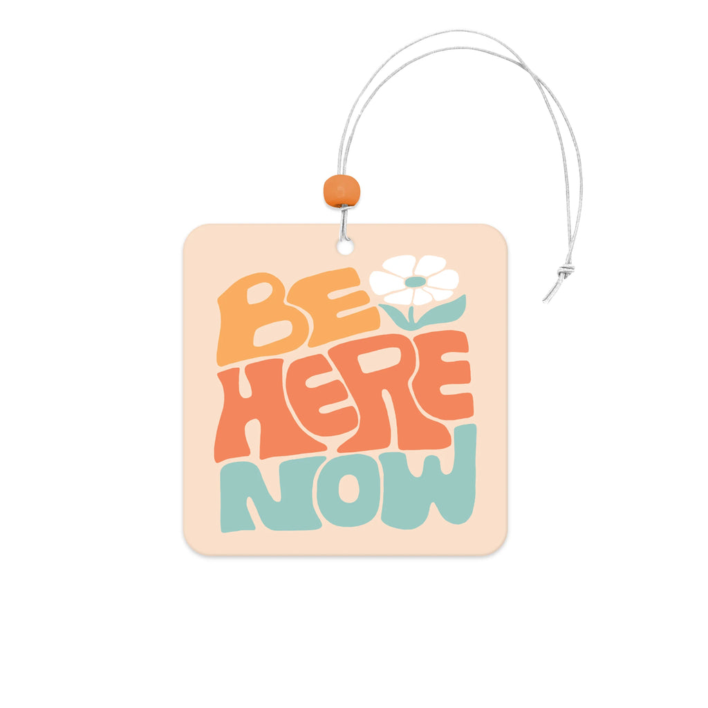 Be Here Now Car Air Freshener by Funky Confetti - Long-Lasting Tropical Citrus Blend with DeoBoost® Technology