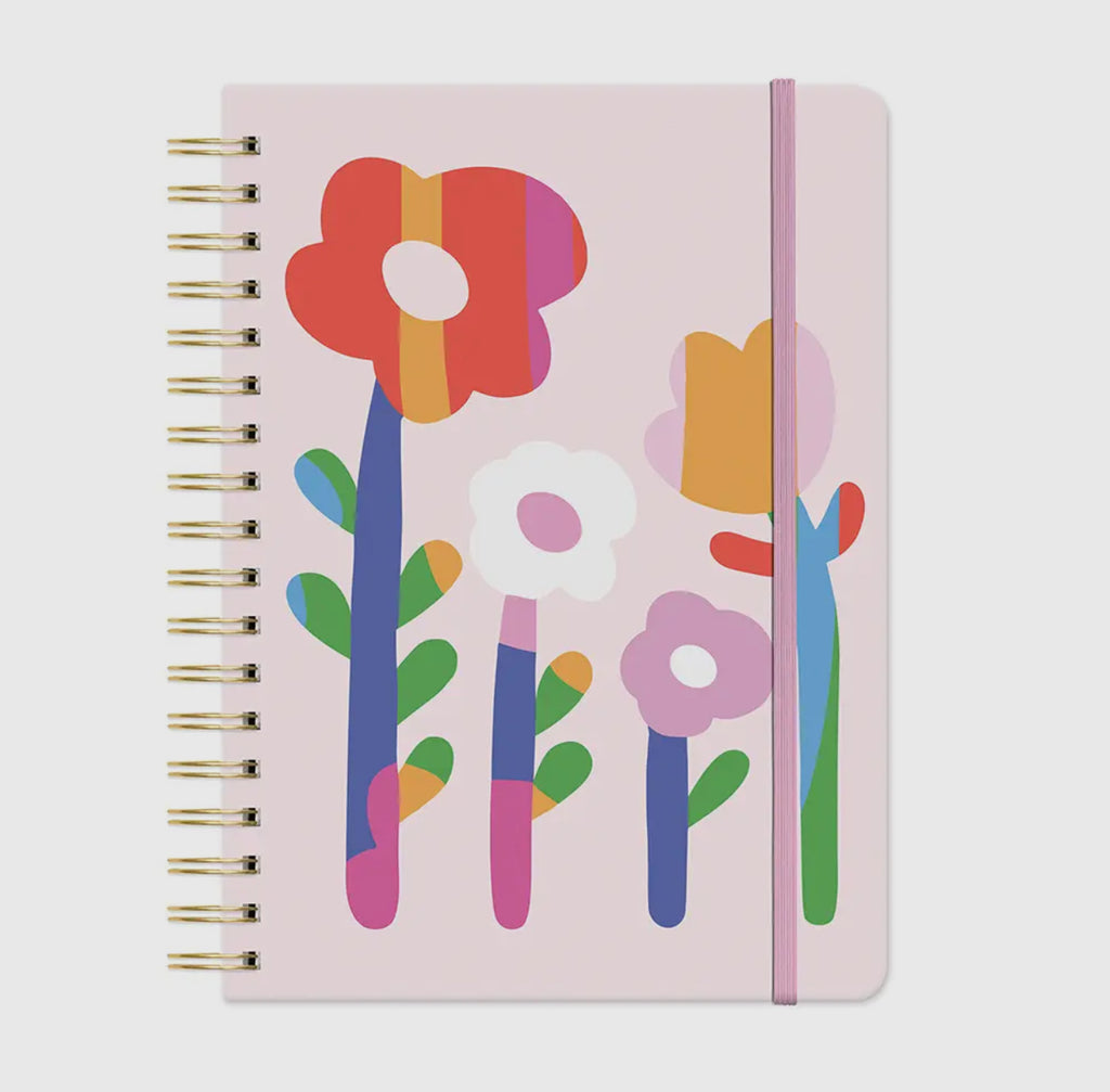 Faire Flowers Undated Tri-Tab Planner