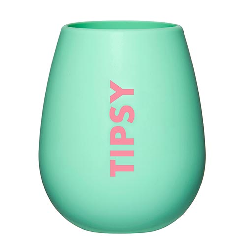 Tipsy Silicone Wine Glass