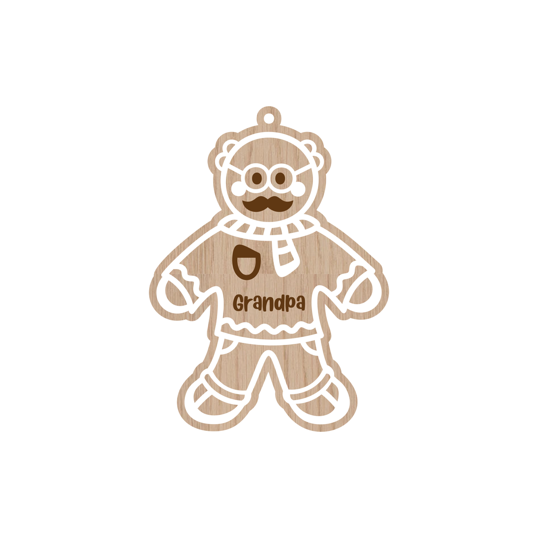 Personalized Gingerbread Christmas Ornaments