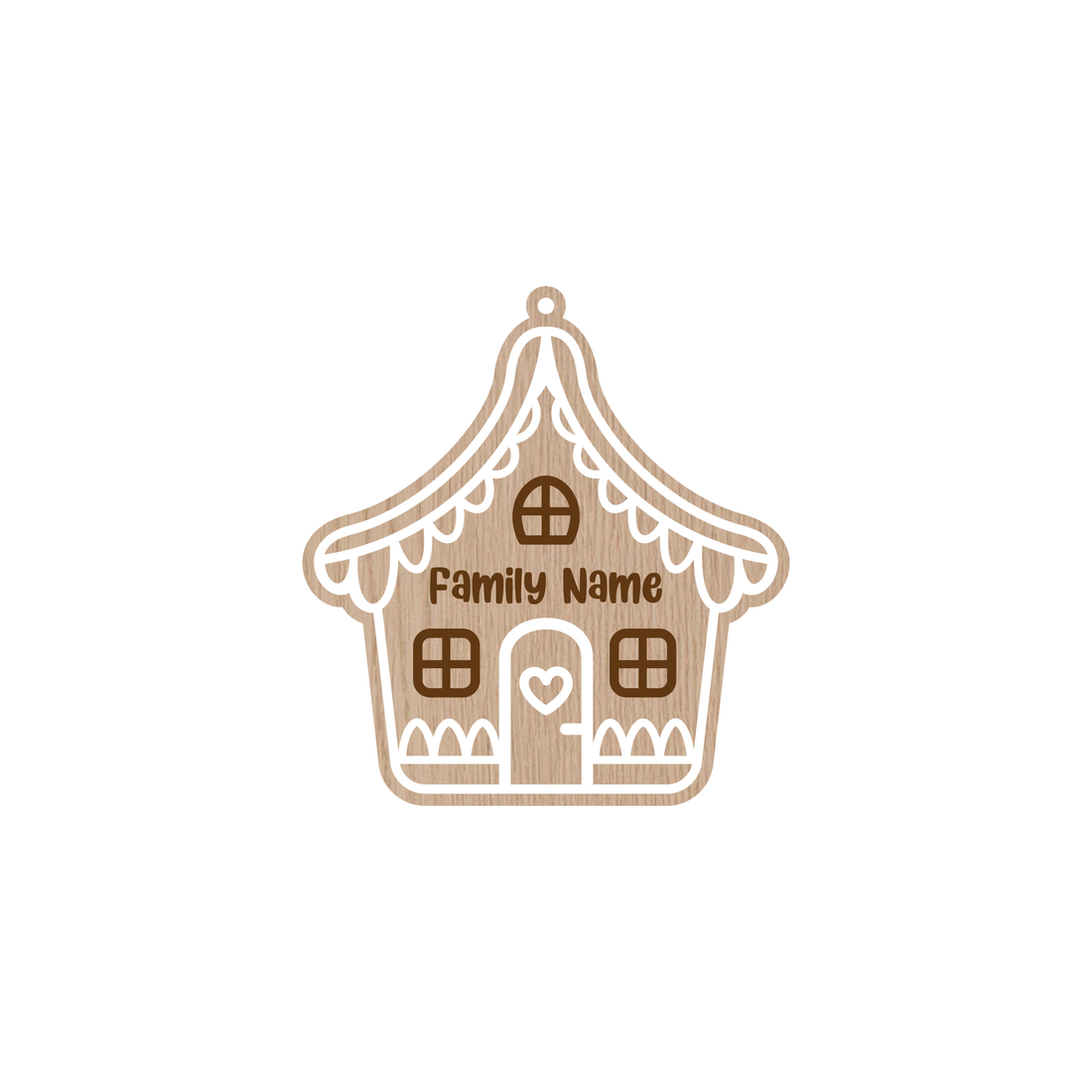 Personalized Gingerbread Christmas Ornaments