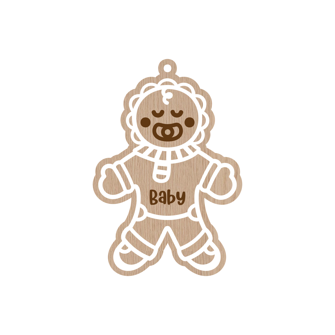 Personalized Gingerbread Christmas Ornaments
