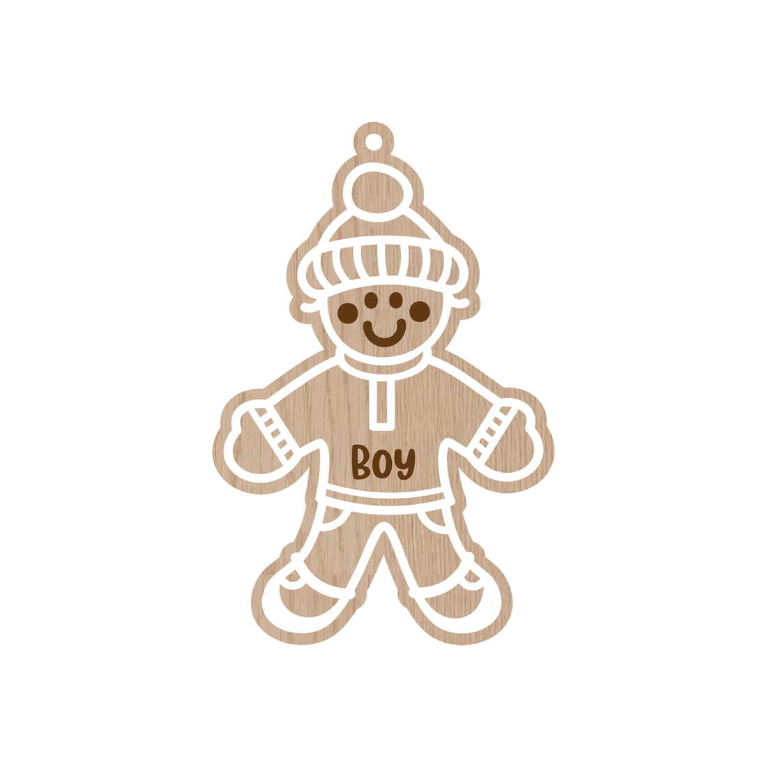 Personalized Gingerbread Christmas Ornaments