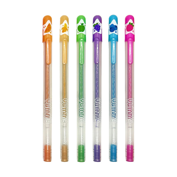 Metallic Yummy Yummy Scented Gel Pens – Fruity Aromas with Shimmering Metallic Ink