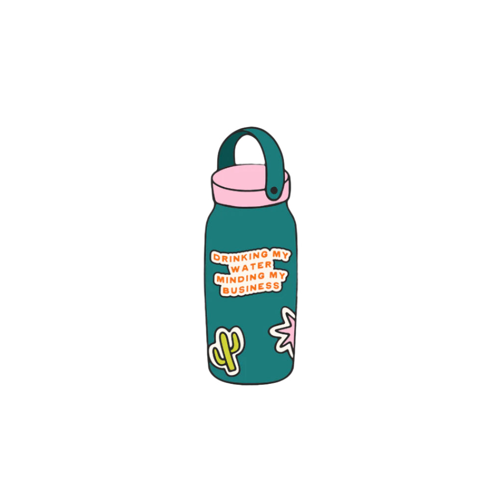 Drinking My Water Sticker