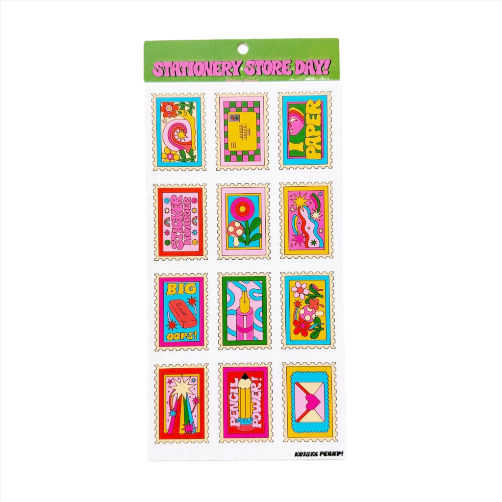 Stamp Pattern Sticker Sheets