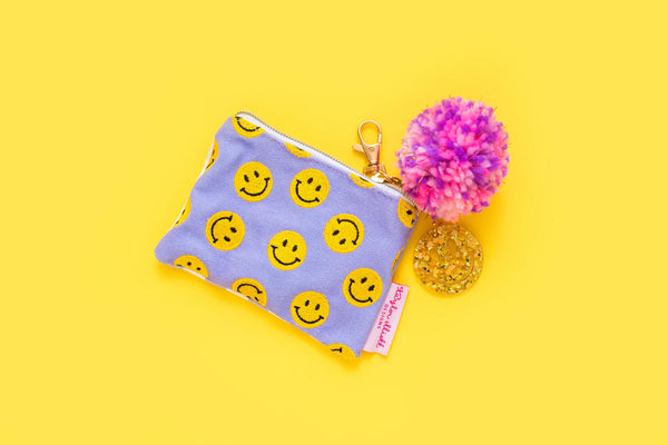Mini Smiley Keychain Pouch