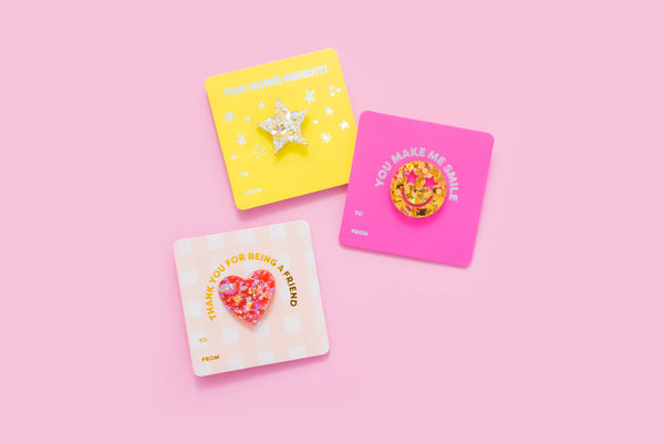 Smiley Pin Card