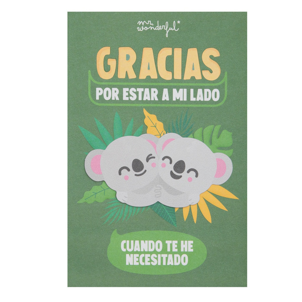 Thank You For Being By My Side Greeting Card