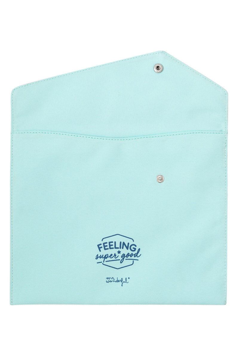 Feeling Super Good Document Holder - Eco-Friendly rPET Diary Cover | Protect Your Diary