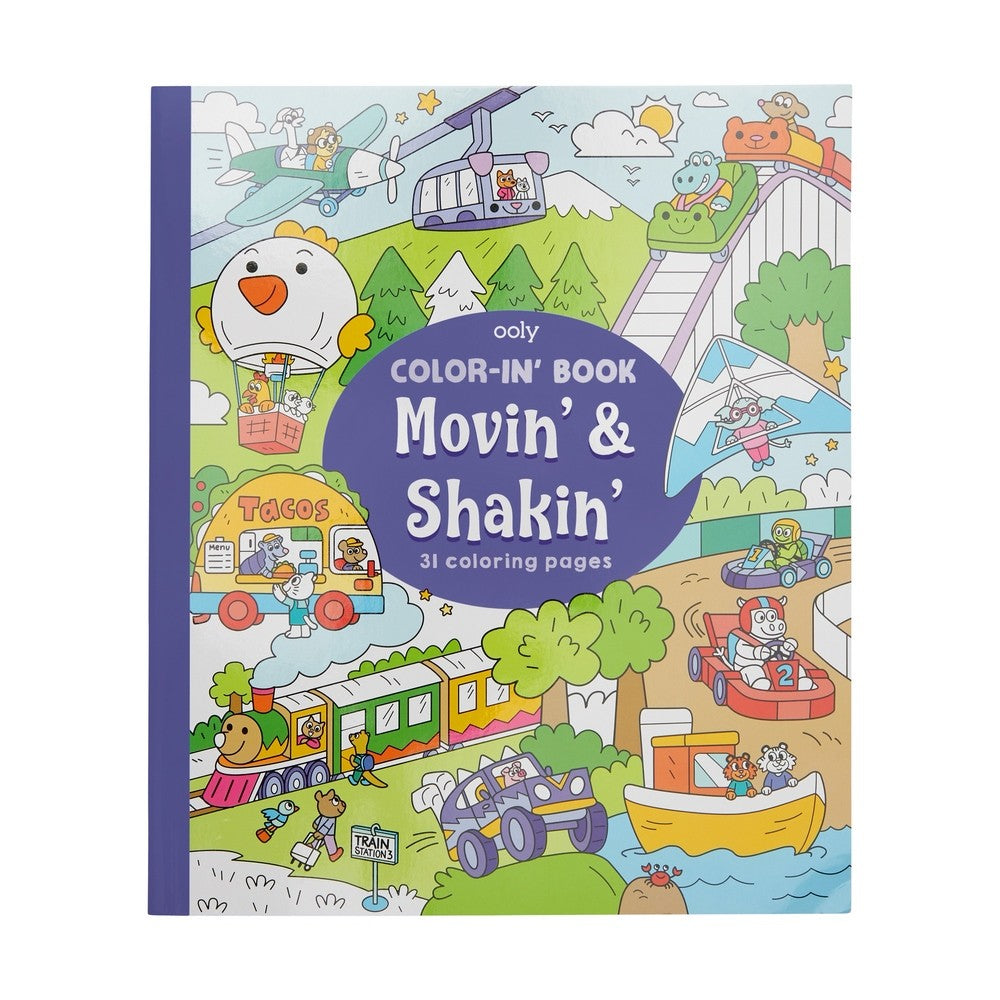 Movin' & Shakin' Coloring Book