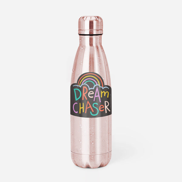 Dream Chaser vinyl sticker with rainbow and colorful text – Funky Confetti