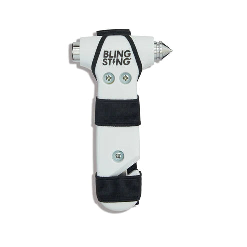 Emergency car escape hammer with visor strap from Funky Confetti