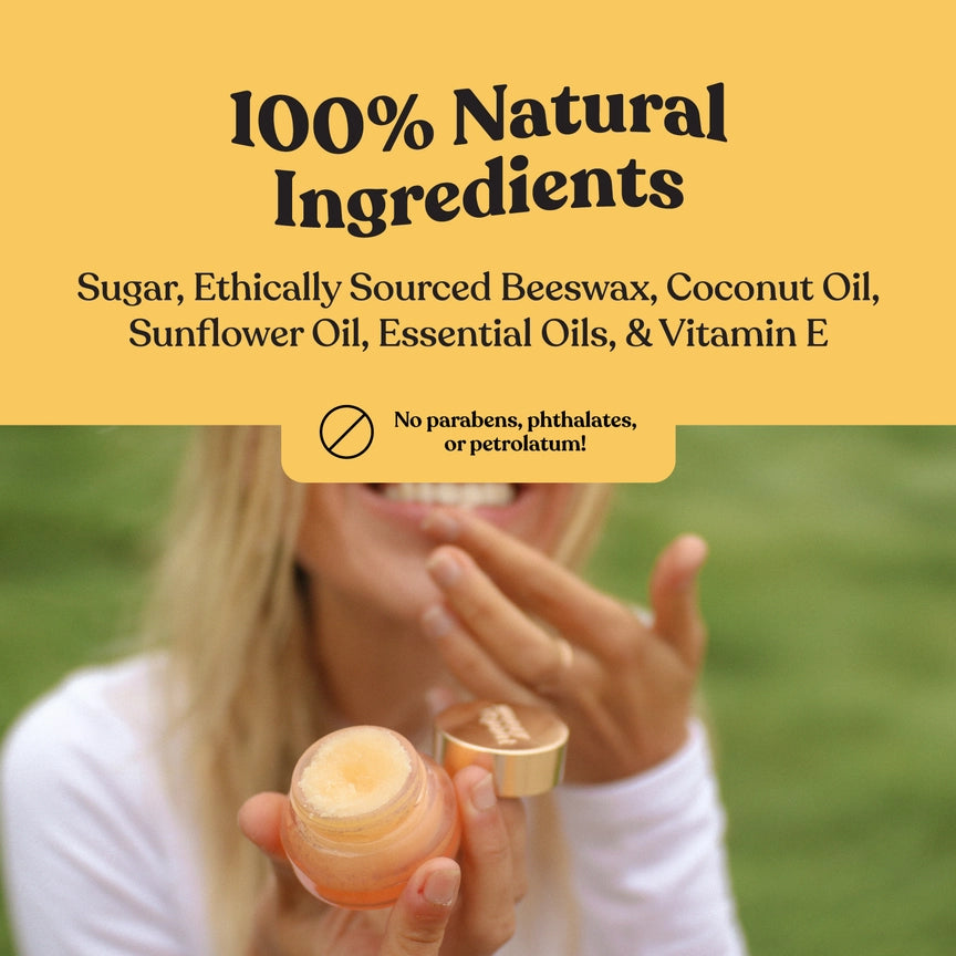 Pink Grapefruit Exfoliating Lip Scrub