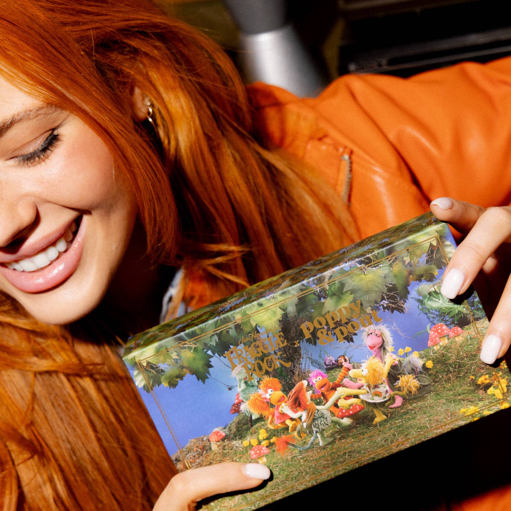 Fraggle Rock x Poppy & Pout Lip Balm Gift Set with 5 flavors – Gobo Grape, Mokey Matcha, Boober Berry – Funky Confetti