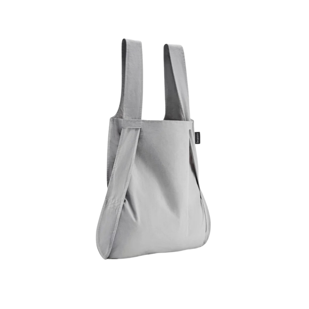 Grey Notabag 2-in-1 bag and backpack from Funky Confetti