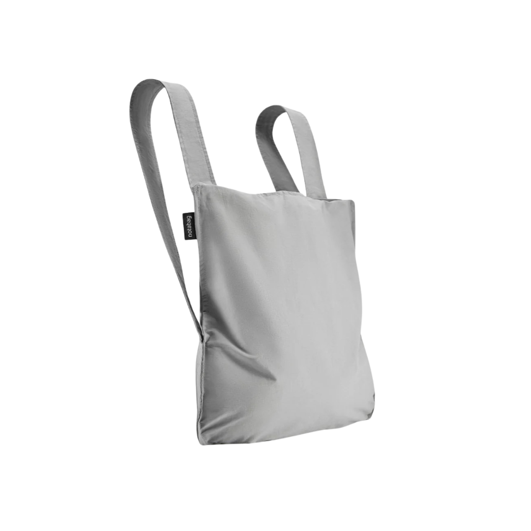 Grey Notabag 2-in-1 bag and backpack from Funky Confetti