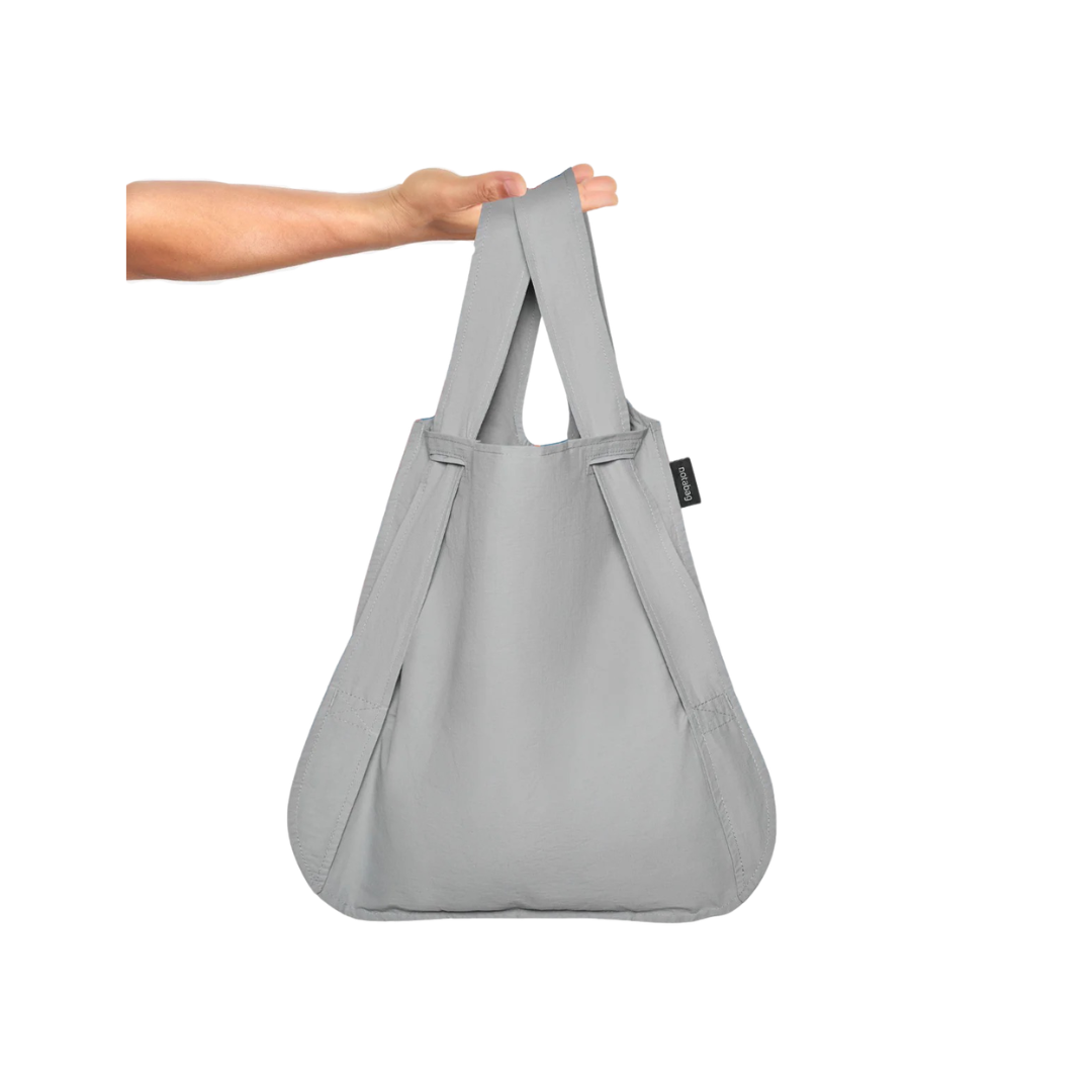 Grey Notabag 2-in-1 bag and backpack from Funky Confetti