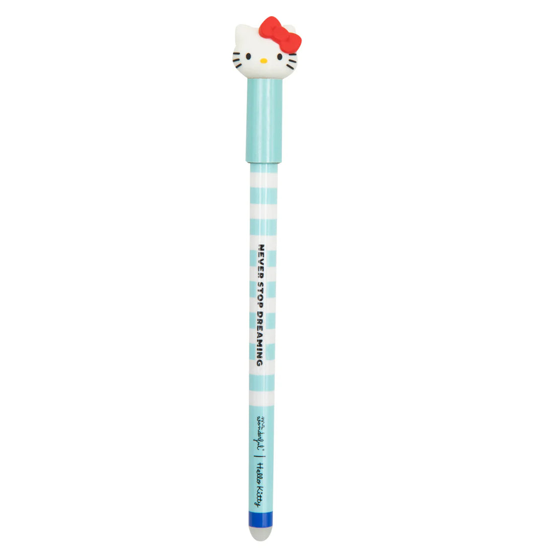 Hello Kitty erasable pen with blue ink and character topper – Funky Confetti