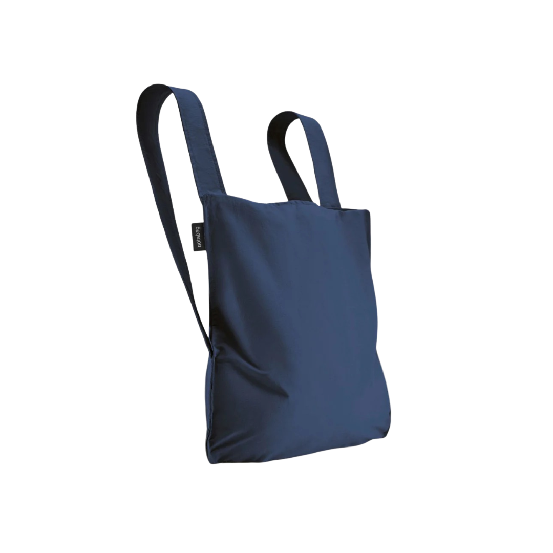 Navy Blue Notabag 2-in-1 bag and backpack from Funky Confetti