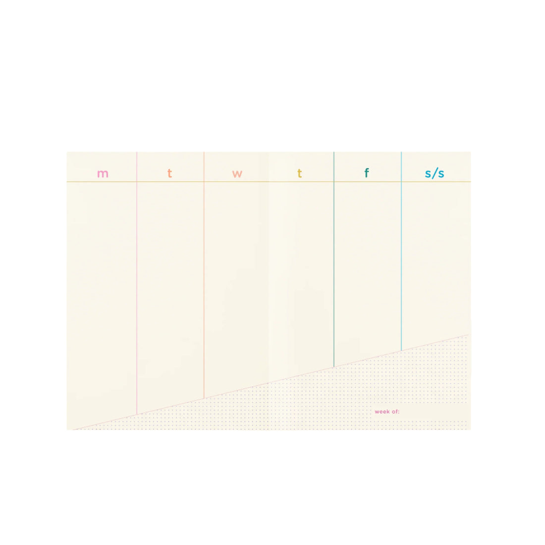 Perpetual Planner with colorful cover design and undated layouts from Funky Confetti