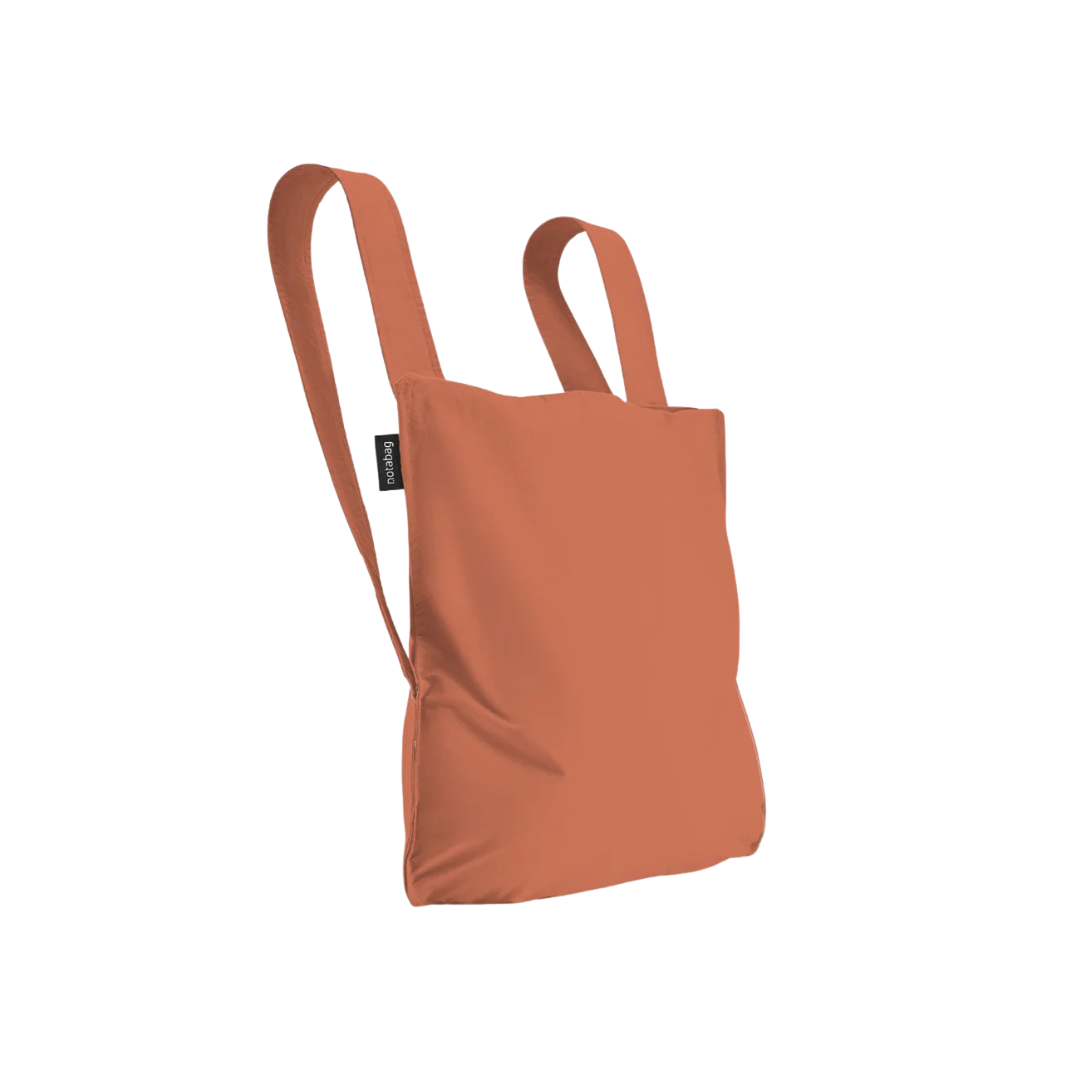 erracotta Notabag 2-in-1 bag and backpack from Funky Confetti