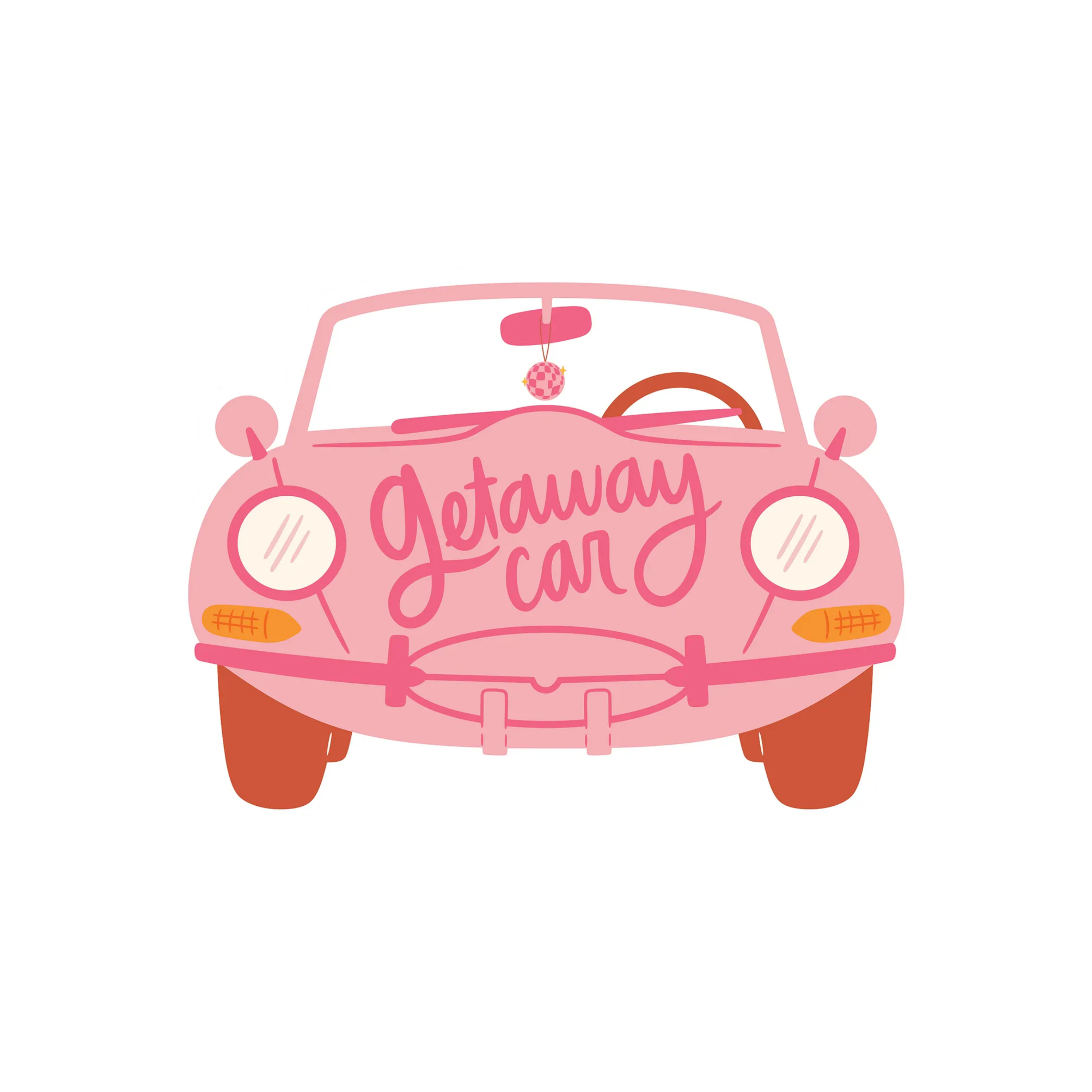 Getaway Car Sticker