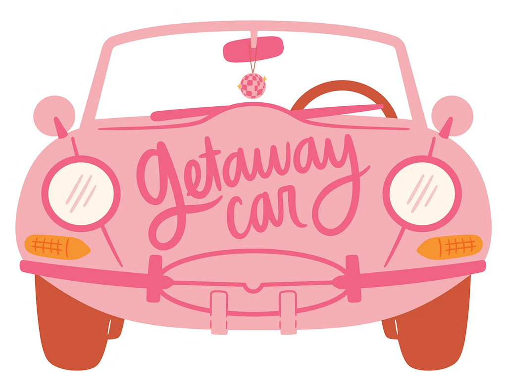 Getaway Car Sticker