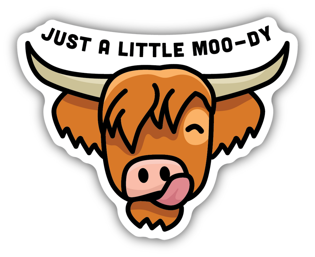 Highland Cow Sticker