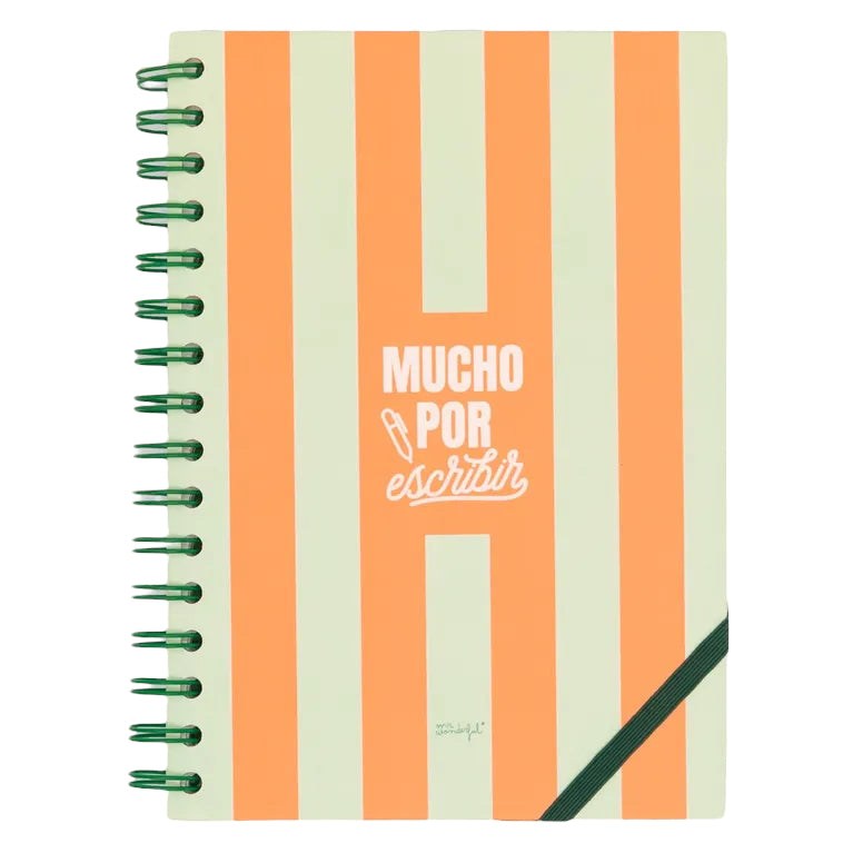 Libreta Naranja (Notebook) Mucho Por Escribir