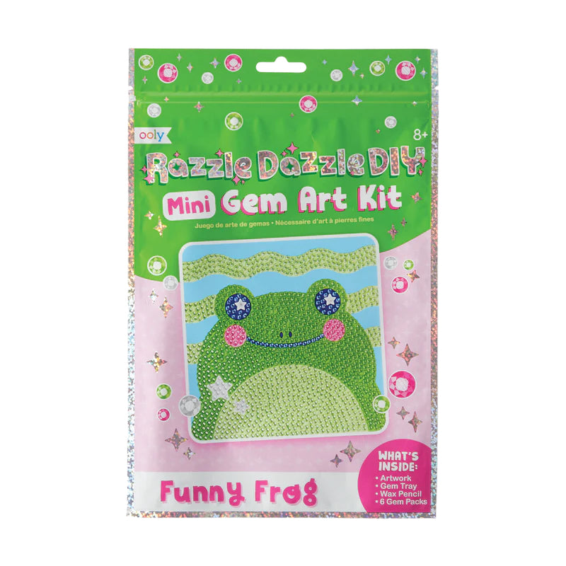 Funny Frog Razzle Dazzle Diy Gem Art Kit