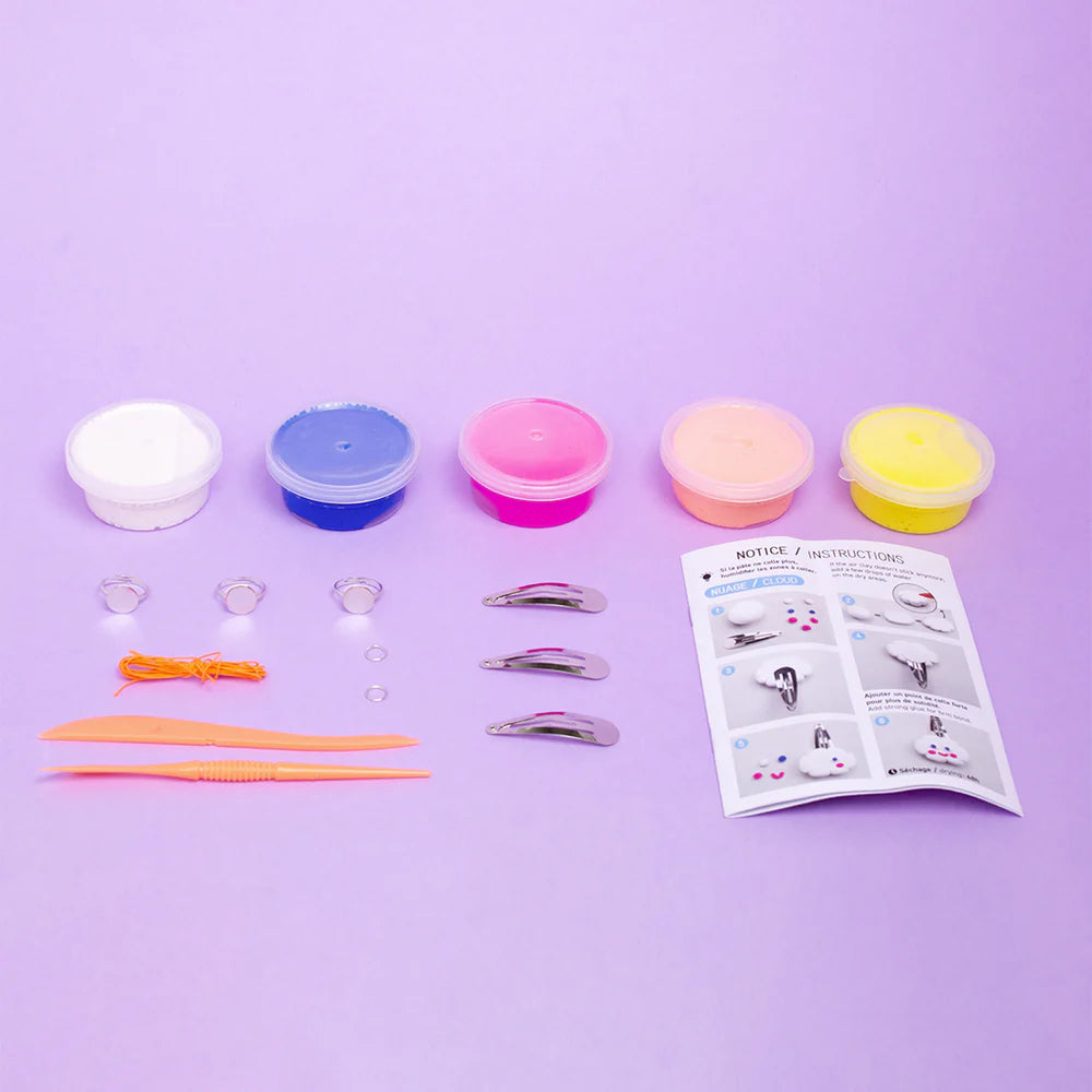 Jewels Magic-Do DIY modeling clay accessory kit for kids with rings, clips, and tools – Funky Confetti