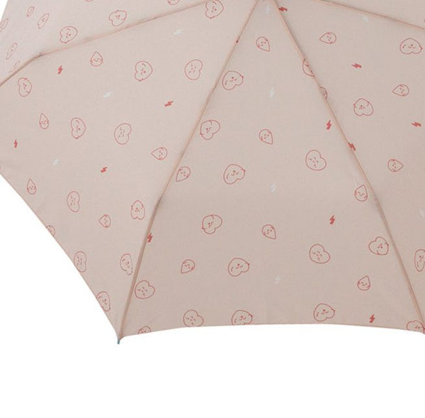 Pink Heart Medium Umbrella