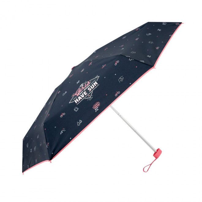Girls Just Wanna Have Sun Travel Umbrella