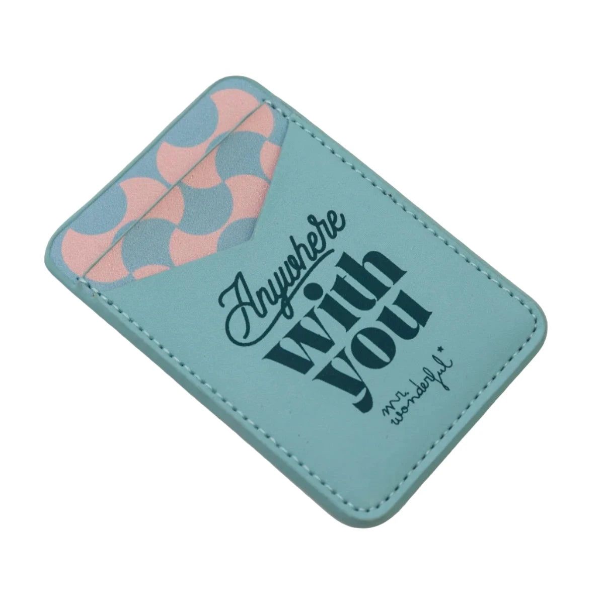 Anywhere With You Adhesive Card Holder – Stick-On Cell Phone Wallet