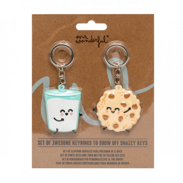 Galleta y Leche Set de Llaveros (Keychain Set)